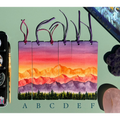 Mountain Sunset Original Watercolor Bookmarks