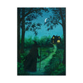 Witch in the Woods Watercolor Giclee Print