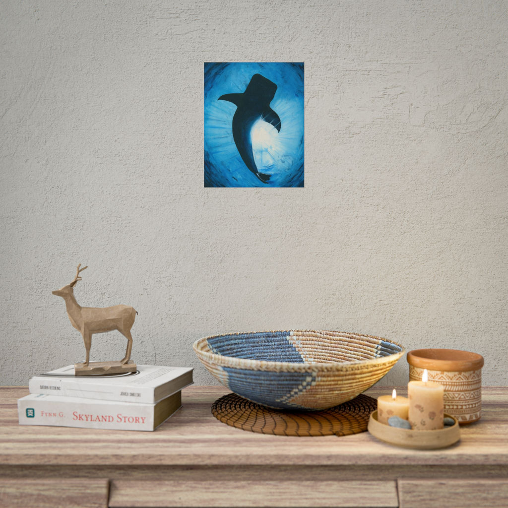 Watercolor Whale Shark Giclee Print