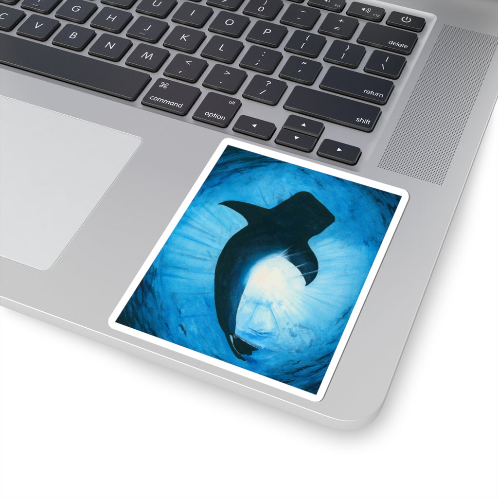 Whale Shark Watercolor | Kiss-Cut Sticker