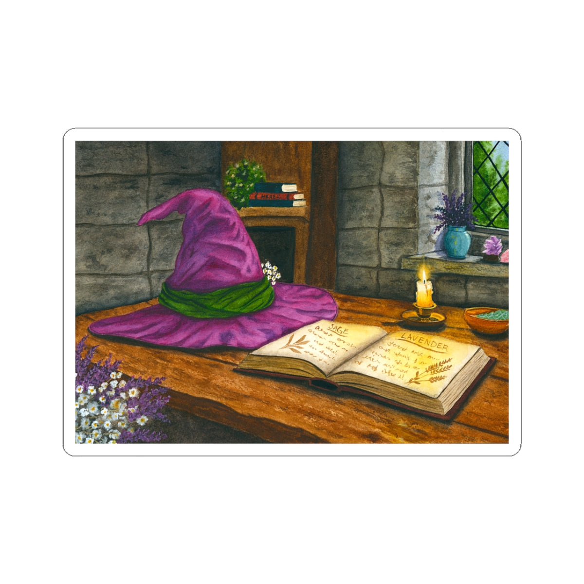 Witch's Workshop | Kiss-Cut Sticker