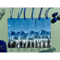 Moonlit Mountain Original Watercolor Bookmarks