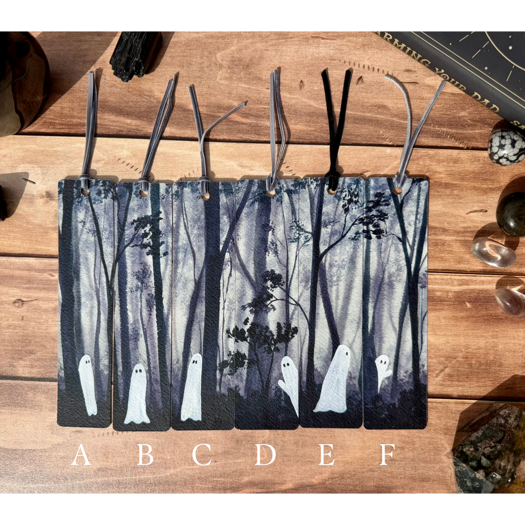 Haunted Forest Original Watercolor Bookmarks
