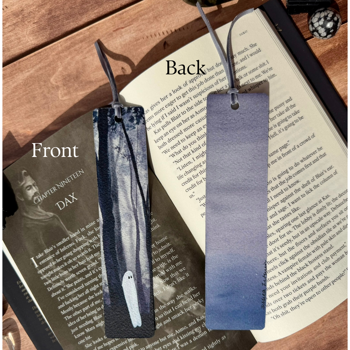 Haunted Forest Original Watercolor Bookmarks