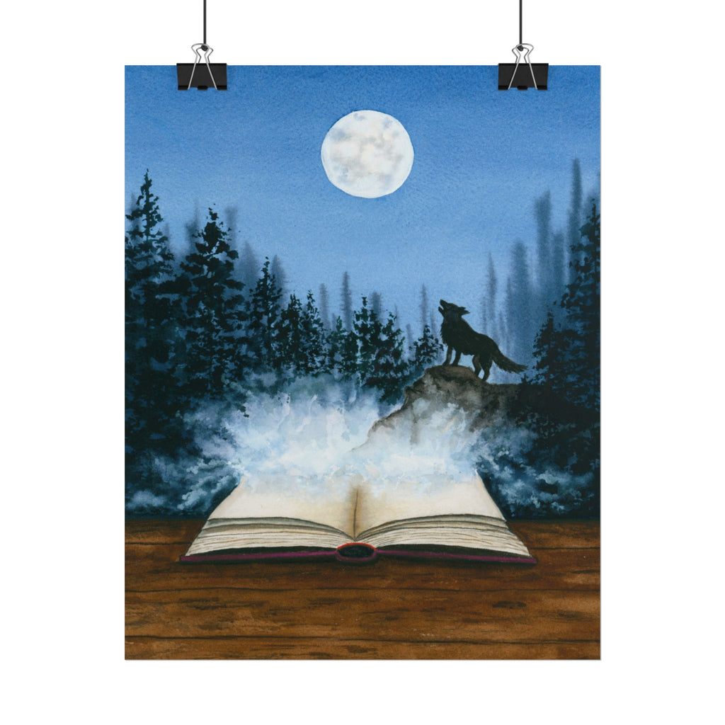 Shifter Bookish Watercolor Giclee Print