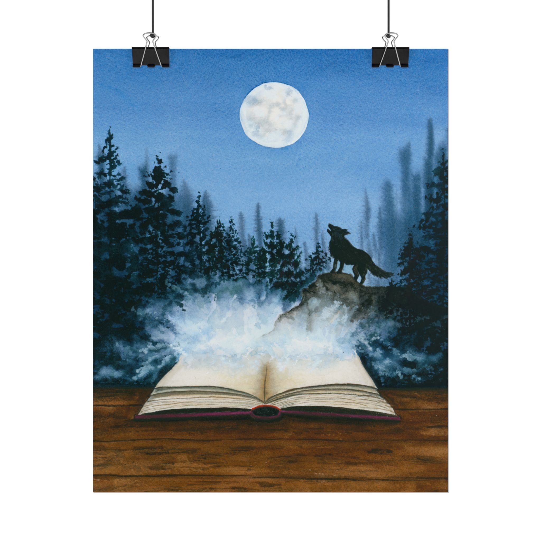 Shifter Bookish Watercolor Giclee Print
