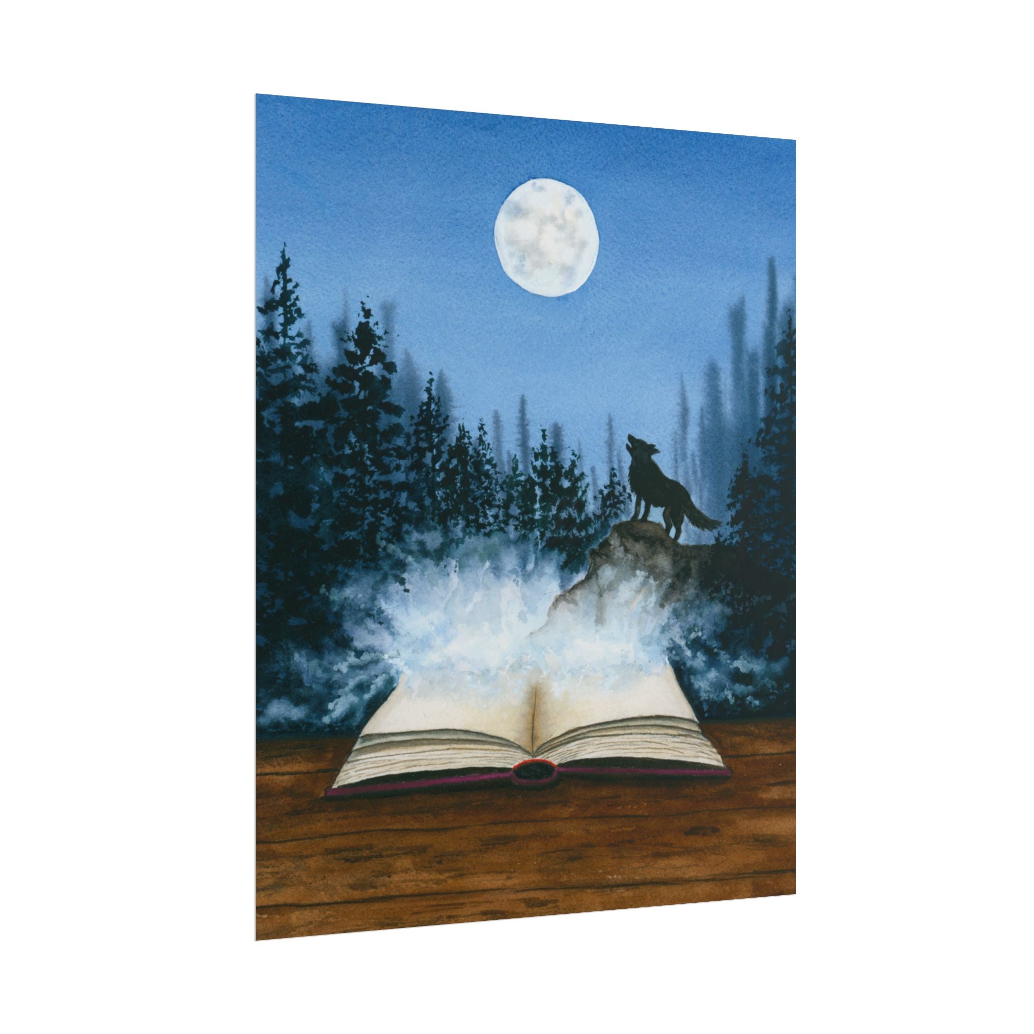Shifter Bookish Watercolor Giclee Print