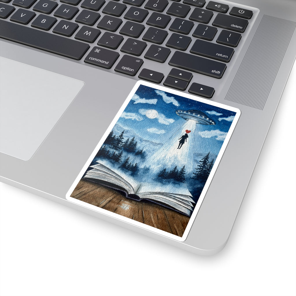 Alien Romance Bookish Sticker - "Take Me Away"