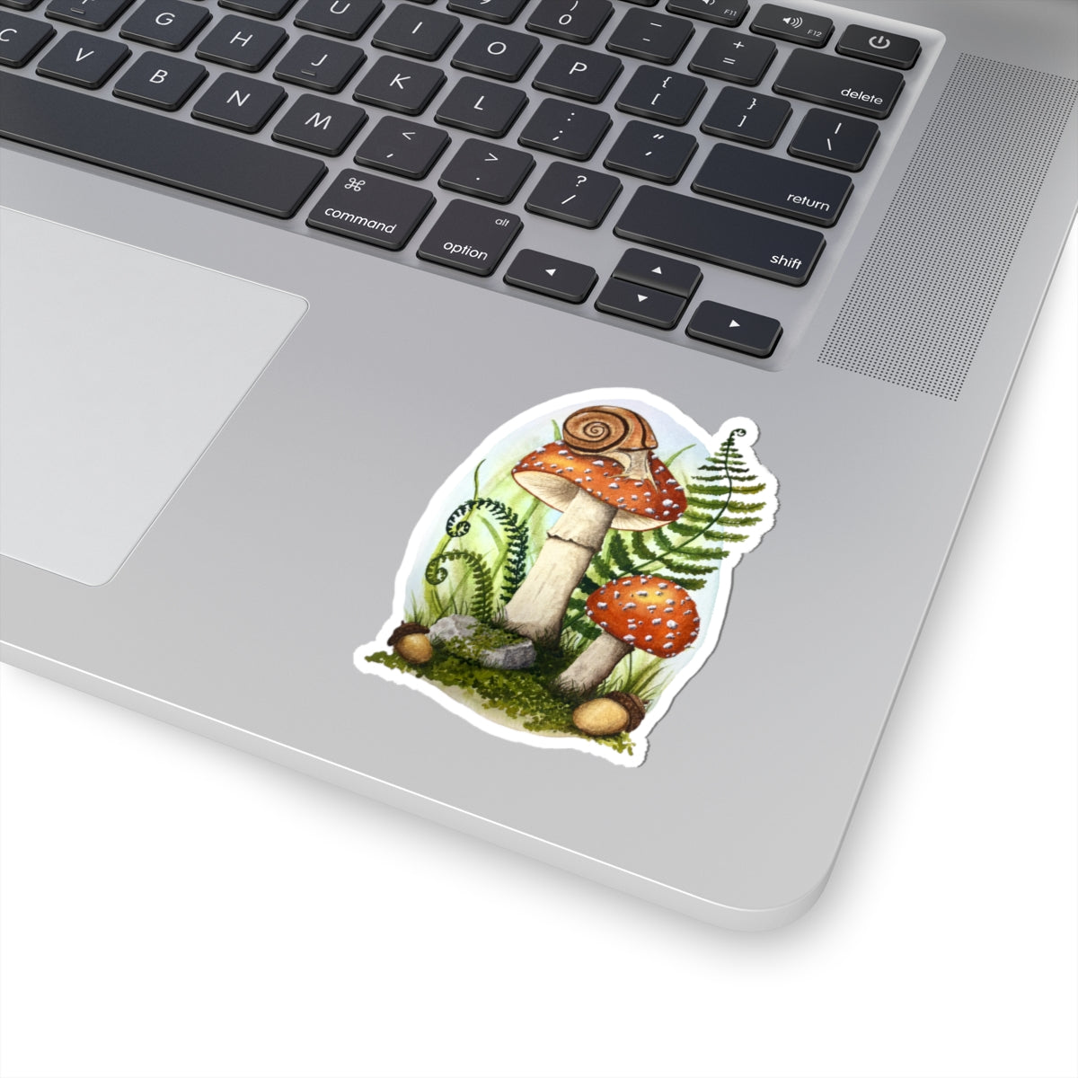 Woodland Mushrooms and Snail | Kiss-Cut Sticker