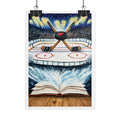 Hockey Romance Watercolor Giclee Print