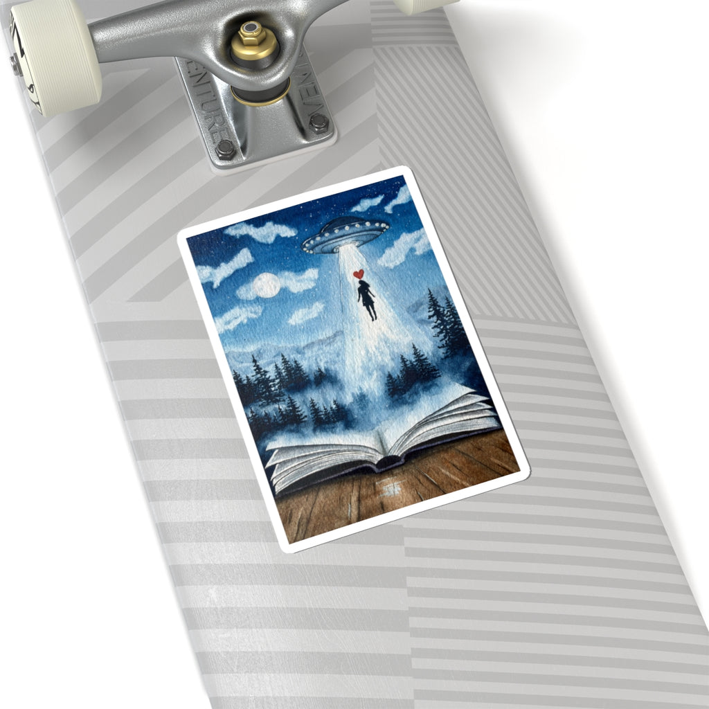 Alien Romance Bookish Sticker - "Take Me Away"