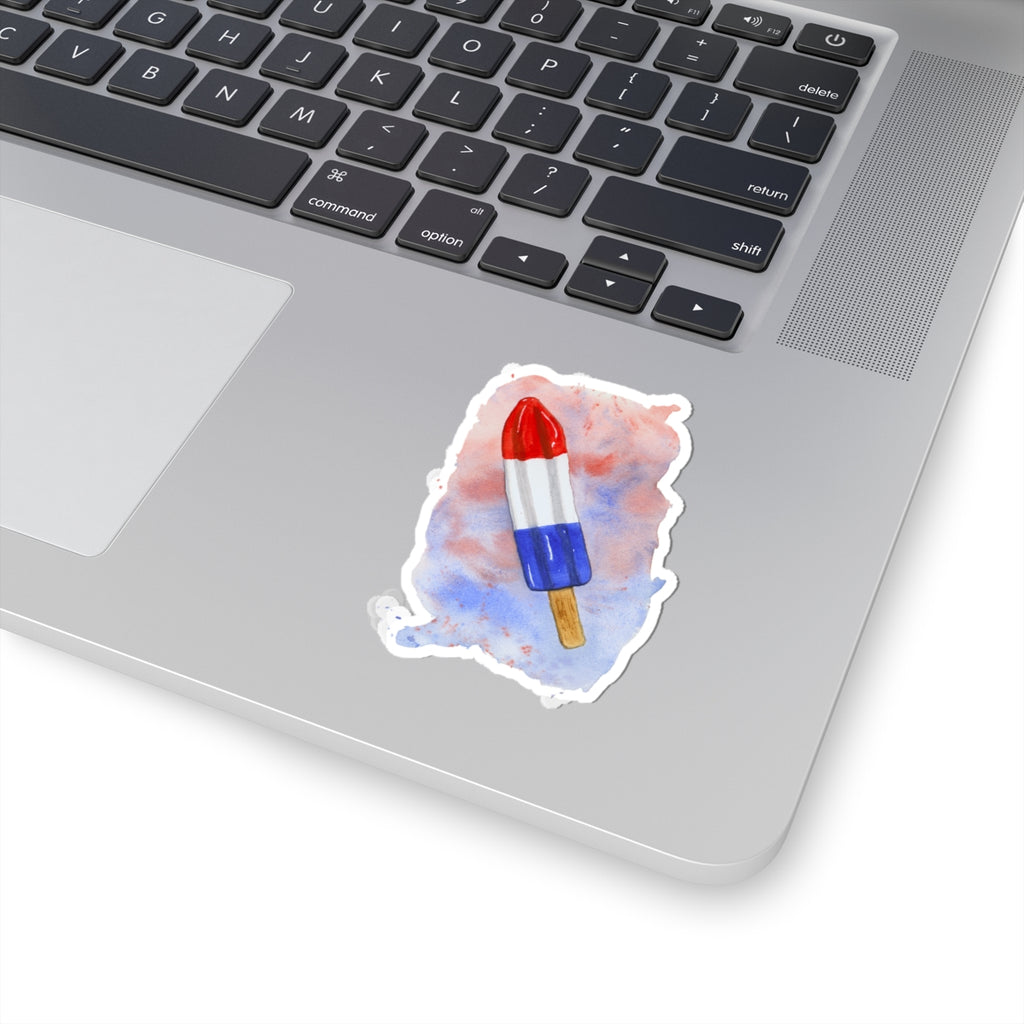 Bomb Pop in Watercolor | Kiss-Cut Sticker