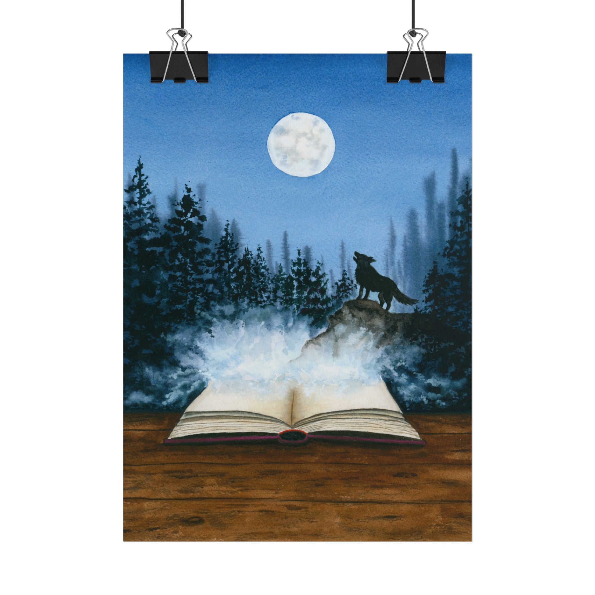 Shifter Bookish Watercolor Giclee Print