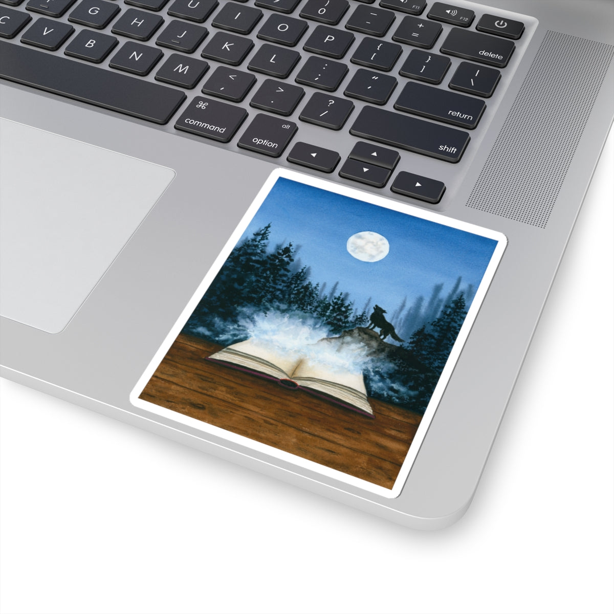Shifter Bookish Watercolor Illustration Sticker | Kiss-Cut Sticker