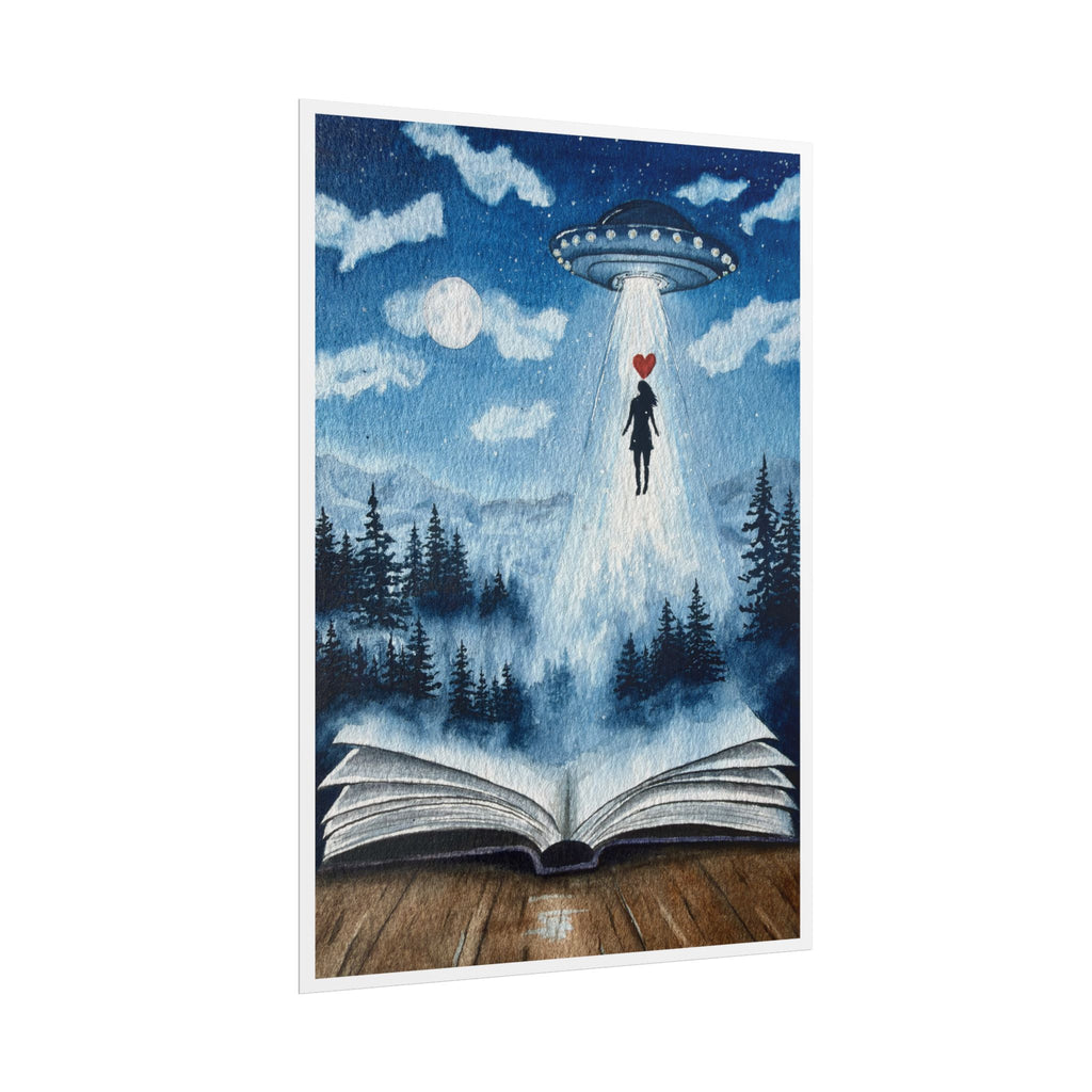 Alien Romance Bookish Watercolor Giclee Print