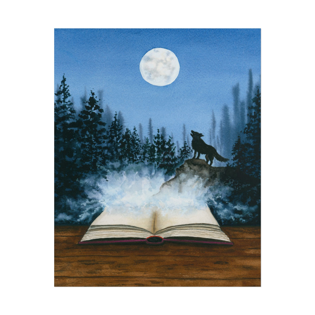 Shifter Bookish Watercolor Giclee Print