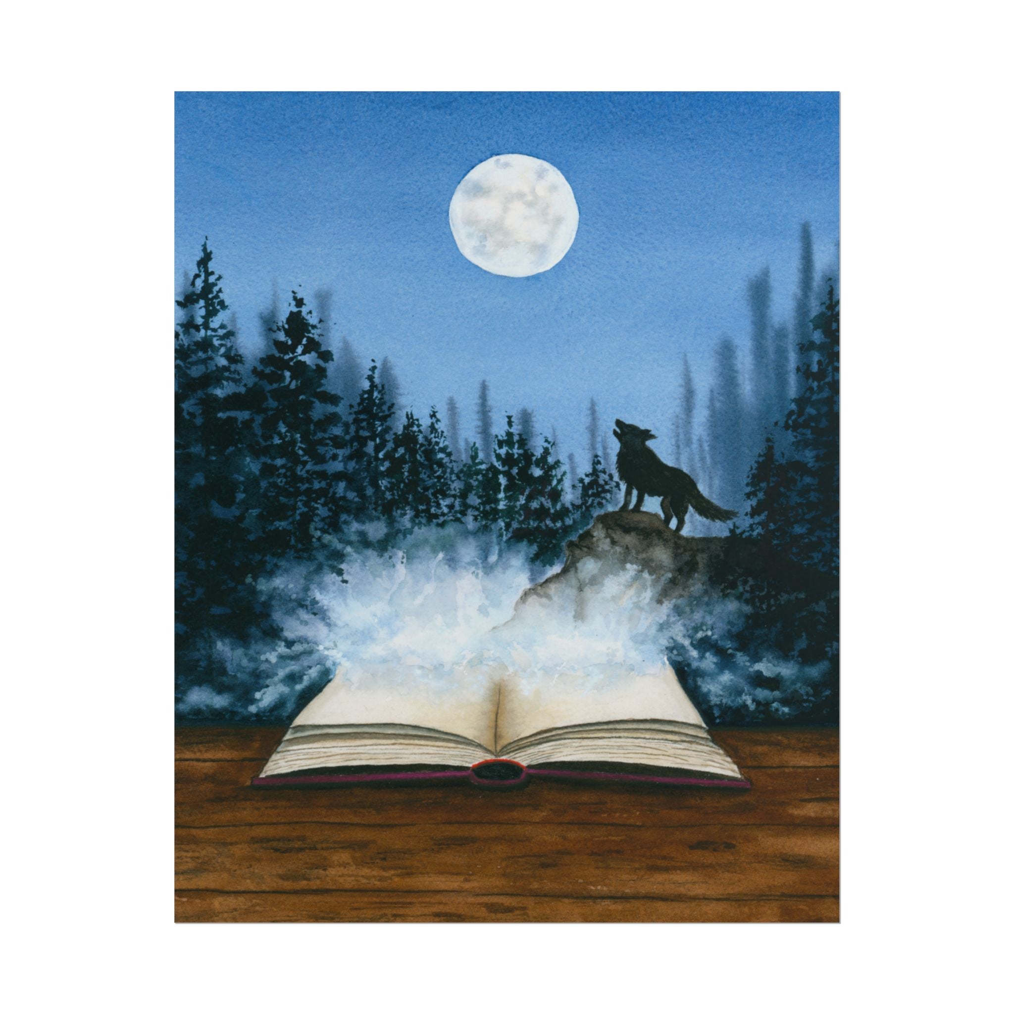 Shifter Bookish Watercolor Giclee Print