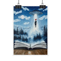 Alien Romance Bookish Watercolor Giclee Print
