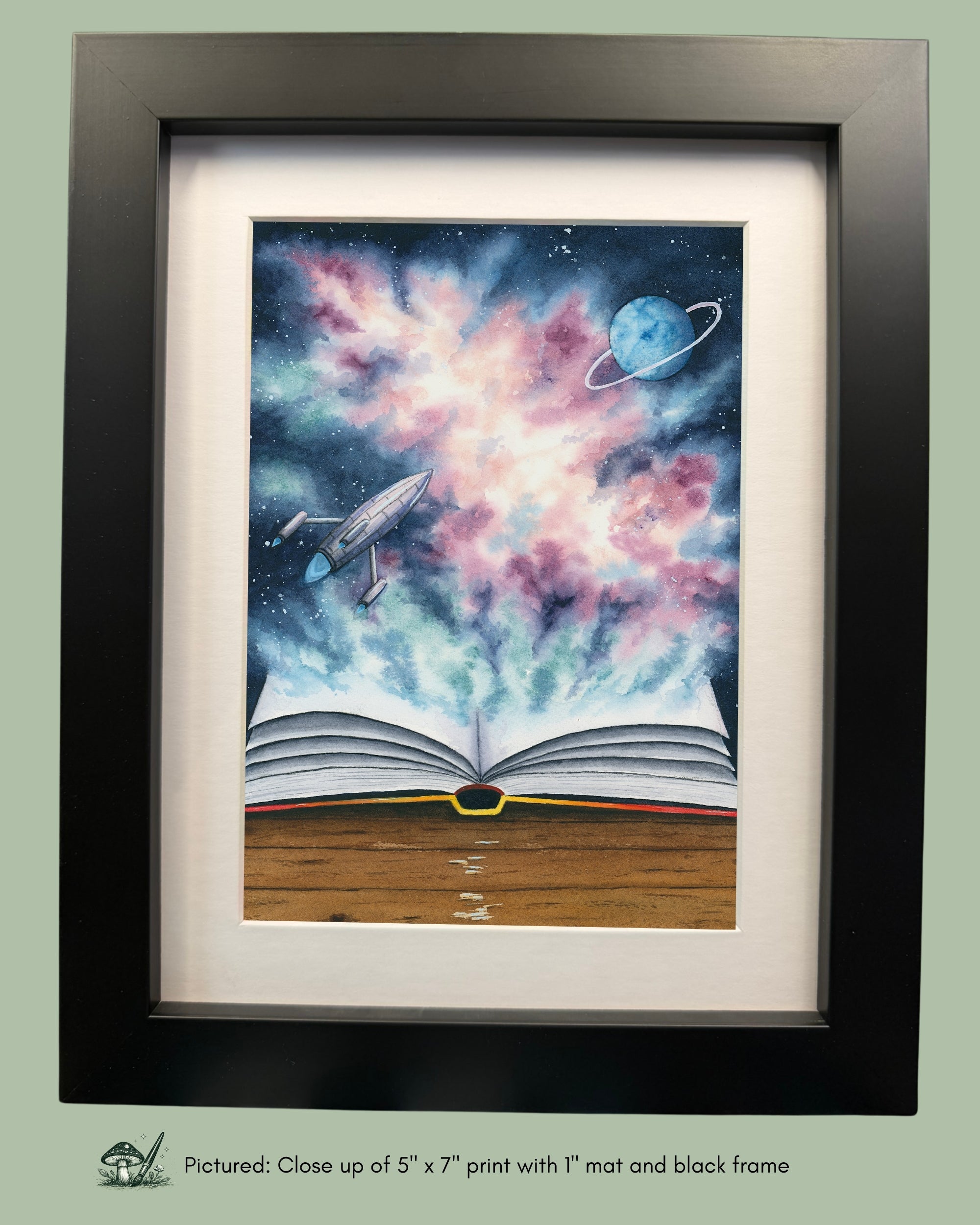 Science Fiction: Worlds Beyond the Page Framed Print