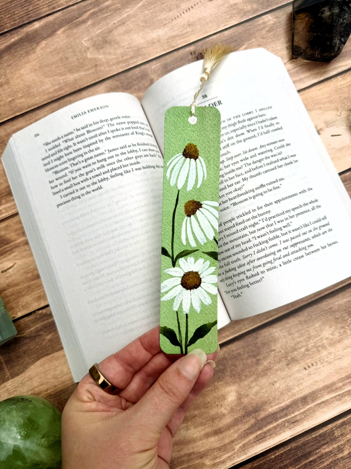 Echinacea & Chamomile Original Watercolor Bookmarks