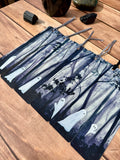 Haunted Forest Original Watercolor Bookmarks