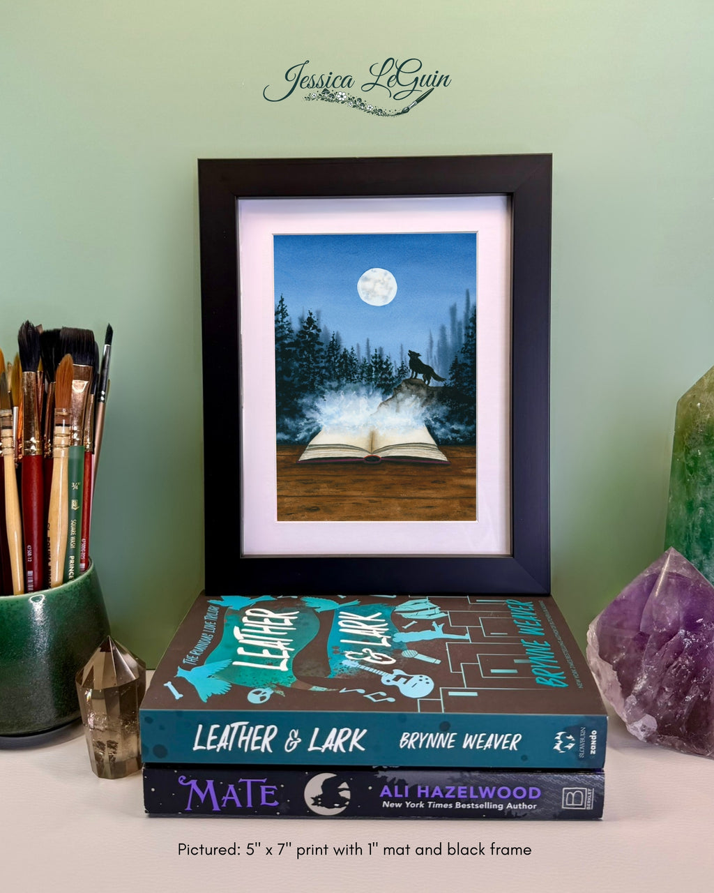 Shifter Bookish Framed Print