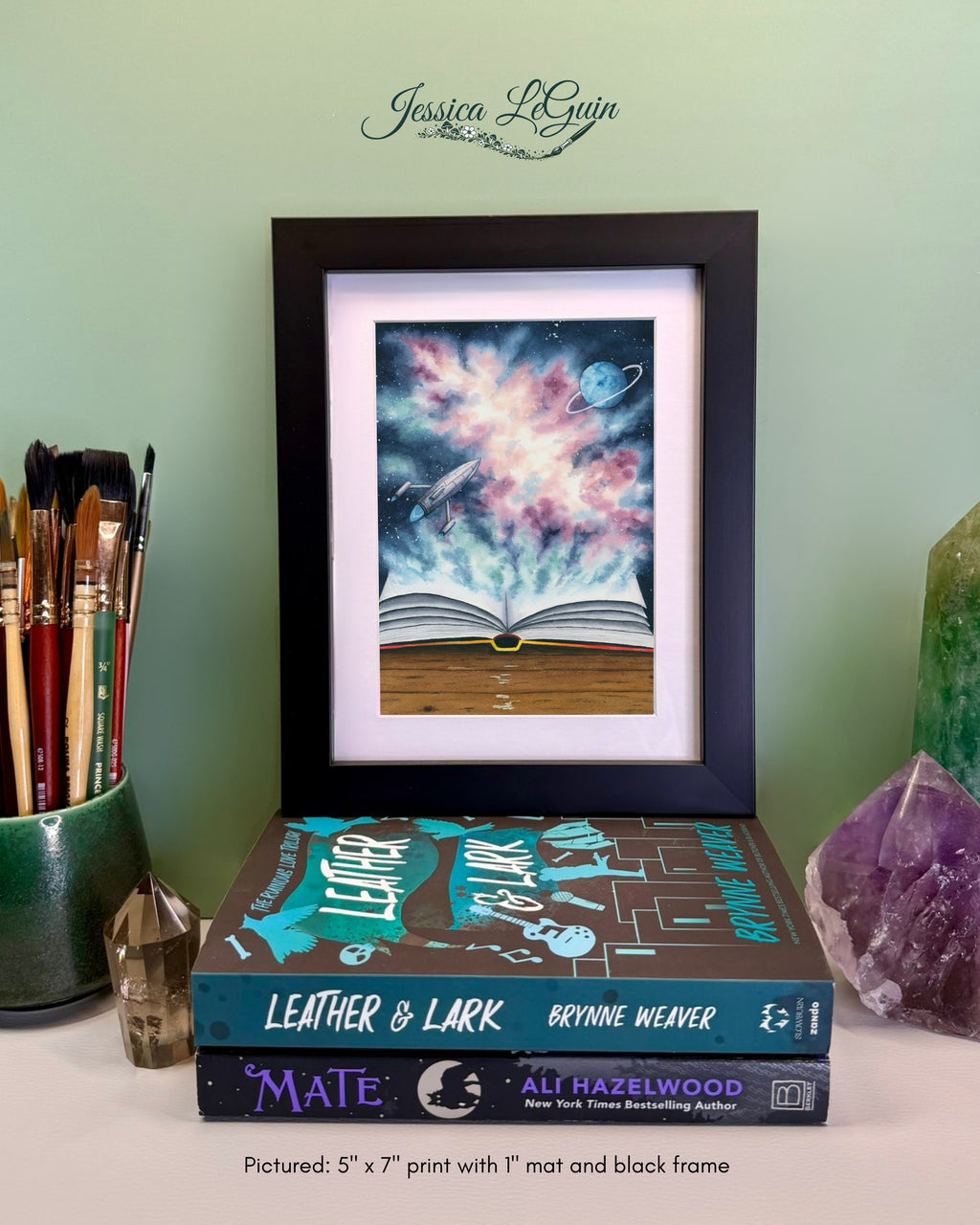 Science Fiction: Worlds Beyond the Page Framed Print
