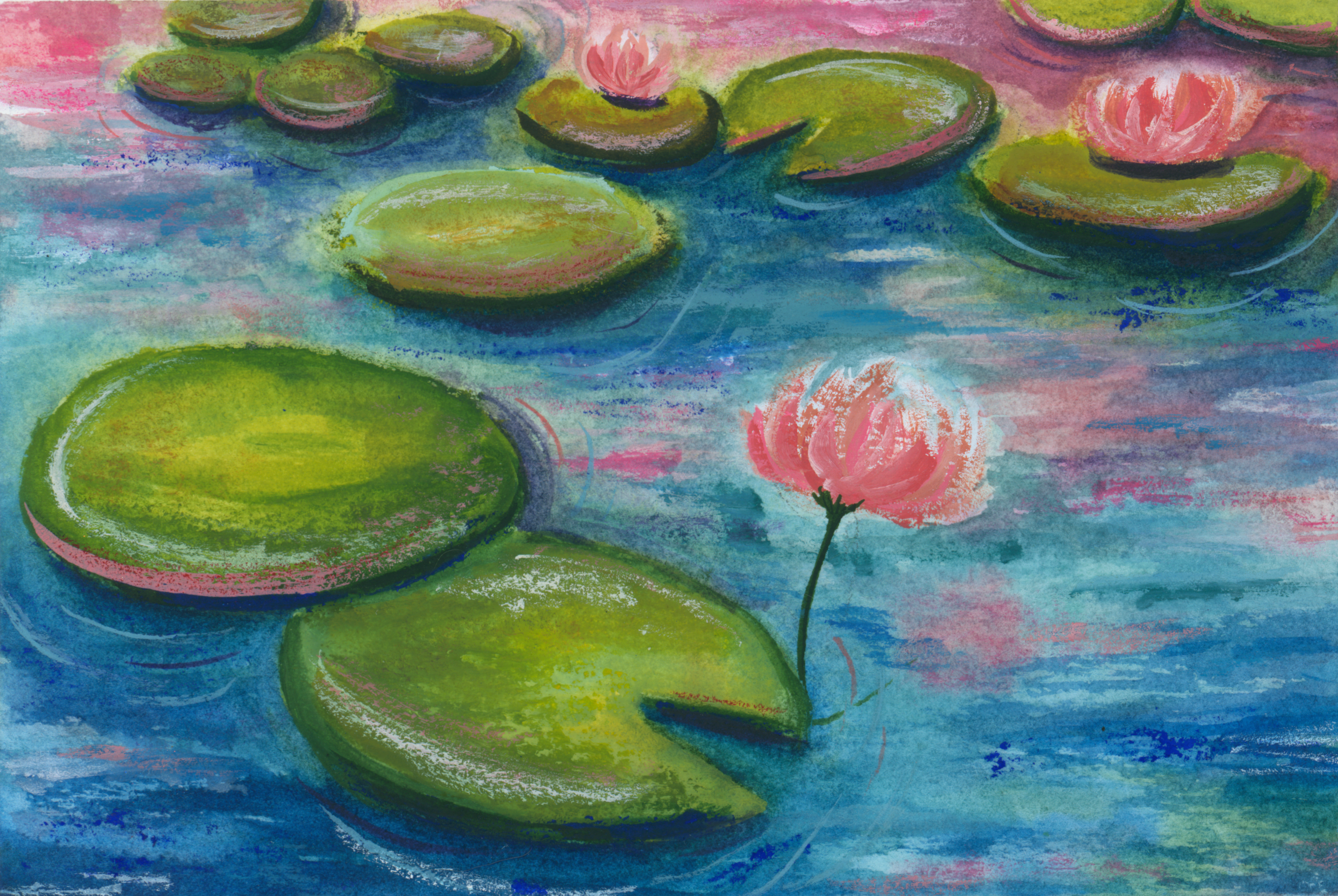 Lily Pads 1 Framed Print