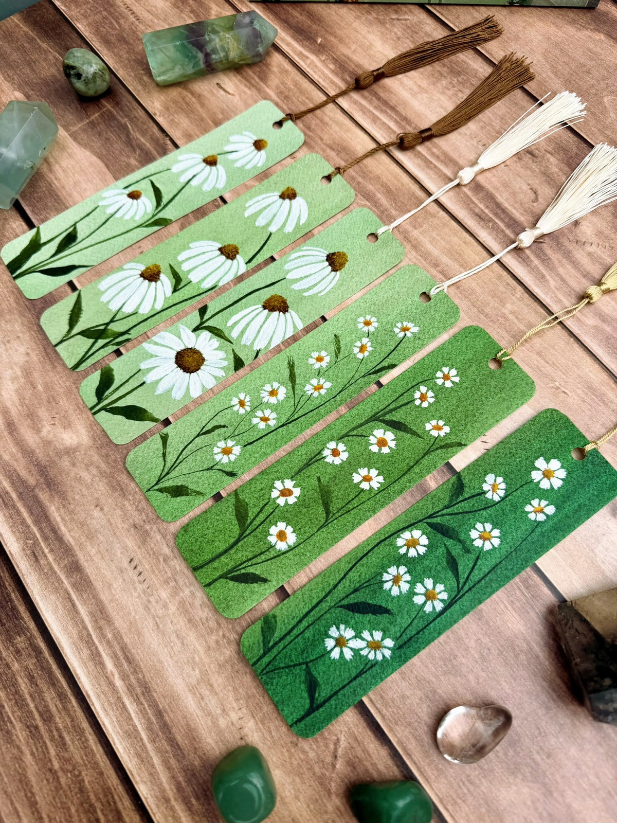 Echinacea & Chamomile Original Watercolor Bookmarks